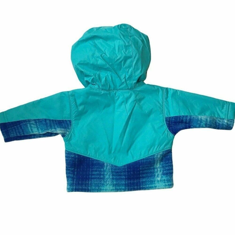 NWT Columbia Omni-Shield Teal Hooded Jacket 0-3M - Picture 2 of 4